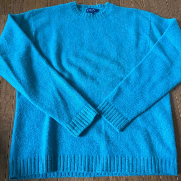 J. Crew Other - J. Crew | Men’s XLT 100% Wool Turquoise Crewneck Sweater Casual Lounge Preppy